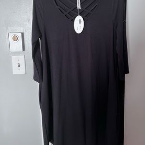 Black Criss Cross Dress